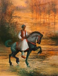 A. Q. Arif, 36 x 48 Inch, Oil on Canvas,  Figurative Painting, AC-AQ-489